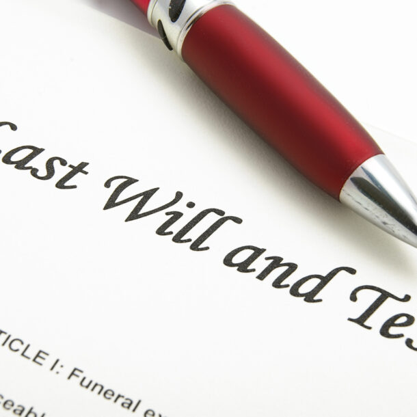 Do You Want To Avoid Probate? - closeup of a Last Will and testament document